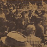 The Tangerine Blues Band at Central Park Band Shell the weekend of Woodstock 1969. The band featured Joe Ruggiero, Patrick McIntyre, Bob Scrocker, and Robert Ross.